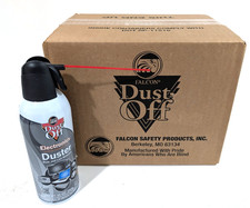 Falcon Dust-Off Compressed Computer Gas Duster 10 oz 12 Cans picture