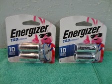 2-Packs  Energizer Lithium 123 Batteries 4 Total 12-2033 +    picture