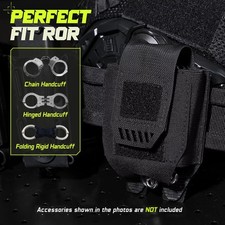 US Molle Handcuff Pouch Holder for Duty Belt Vest Law Enforcement Handcuffs Case picture