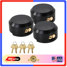 3 Pack Puck Locks Keyed Alike 2-7/8