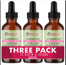 Mielle Rosemary Mint Scalp & Hair Strengthening Oil, 2 oz., 3 pk with Biotin Oil picture