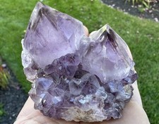 HIGH QUALITY CACTUS/SPIRIT QUARTZ/Twinned/no Damage/saturated 6.5x6cm picture