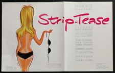 STRIP-TEASE 1963 Original French Movie Poster 15x21 Jean Sobieski Carlton Export picture