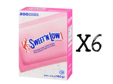 Sweet N Low Sweetener 200 packets x 0.8g = 160g x 6 boxes Canada Fresh picture