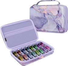 8-Slot Adjustable Compartments Hard EVA Eyeglasses Sunglasses Organizer Case Bag picture