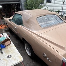 1976 Cadillac, El Dorado Convertible Chestnut Top With Gold Paint Job Pearl ￼ picture