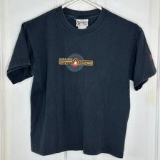 Vintage Walt Disney World Kids Epcot Center Mission Space T-Shirt Medium Black picture