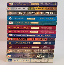 Louis L'Amour The Sacketts 14 Paperback Book Lot picture