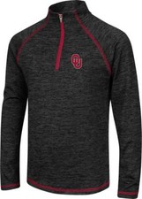 Girls Quarter Zip University of Oklahoma Sooners Long Sleeve Windshirt picture