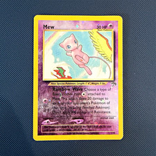 Nintendo Pokemon TCG Mew Southern Islands 1/18 Holo Rare English 30 HP. MP/HP picture