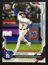 2026 Topps Now • Freddie Freeman #293 • Walk-Off HR Calls Game In 9th • Dodgers picture