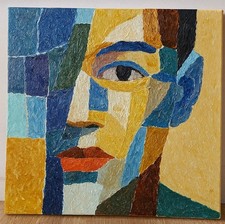 Original Abstract Acrylic Painting Modern Art Canvas Wall Decor O.J. Atelier picture