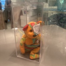 Ty Beanie Baby PICASSO Designed by Chelsea Signed Authentic RARE Gorgeous picture