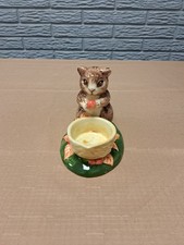 VINTAGE AVON Nature's Friend Candle Holder  -  Squirrel picture
