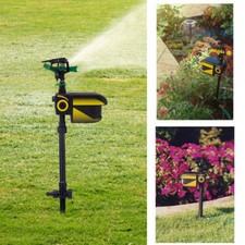 Solar Garden Animal Repeller Water Sprinkler Sensor Motion Activated Adjustable picture