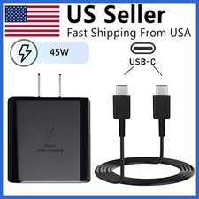 45W Super Fast Wall Charger+6ft Type USB C Cable For Samsung Galaxy S22 S21 S23 picture