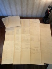 US Navy Deceased Flag Officers Lists 1960s Original Documents Lot Rare picture