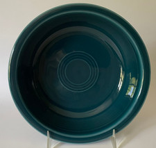 Fiestaware RETIRED JUNIPER Teal Green Cereal Bowl 19 oz Classic Rim HLC USA picture