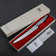 TURWHO 9inch Bread Knife German Stainless Steel Knives Kitchen Knife with Handle picture
