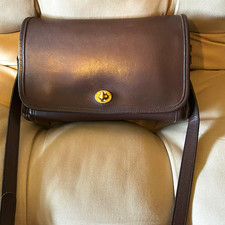 Coach Vintage Ridgefield Flap Bag - Brown Leather picture