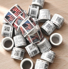 10 Rolls - Of 100 2024 U.S. Flag First Class US Postage Stamps picture