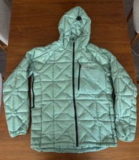 Burton Men’s AK Baker Hooded Down Jacket Size XL, Mint Green picture