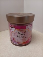 Signature Soy Pink Peony 2 Wick Scented Soy Candle 15.2 oz Signature Soy Pink  picture