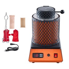 Uimoso Electric Melting Furnace 1350W with 3kg Ceramic Crucible for Metalwork picture