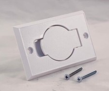 Central Vacuum Inlet Wall Valve Color: White picture