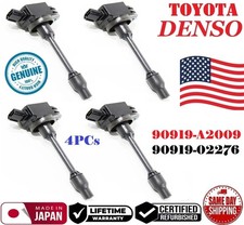 ✅GENUINE 4x DENSO Ignition Coils For 2018-2025 TOYOTA & LEXUS 4 Cyl #90919-A2009 picture