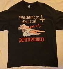 Witchfinder General - Death Penalty TShirt Short Sleeve S-5XL EN365 picture