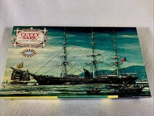 Vintage 1963 Aurora Cutty Sark Clipper Ship Plastic Model Kit #432-1.98 picture