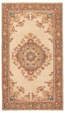 Vintage Traditional Hand-Knotted Area Rug 3'10