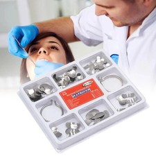 100pcs/Box Dentales Matrices Bandas de matriz de metal contorneadas se Dentista picture