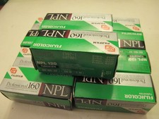 Vtg Fujicolor NPL 160 Professional Daylight Portrait Film 10 Rolls Expired picture