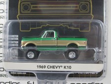 2026 Greenlight MidWest Diecast Exclusve 1969 CHEVROLET K10 Green Machine CHROME picture