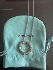 NewCircle PendantTllfanycoin Platinum Yellow Gold with Diamonds picture