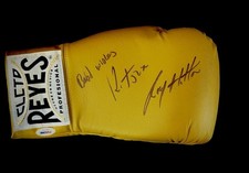 RICKY HATTON KOSTYA TSZYU SIGNED CLETO REYES BOXING GLOVE PSA/DNA AA62729 WBC picture