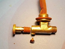 British Seagull outboard petcock, fuel valve, gas tap cork repair picture