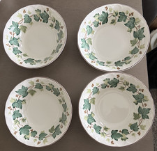 Nikko Greenwood_Ivy_ Cereal / Soup Bowls _ Price Qty 4_2 Sets Available picture