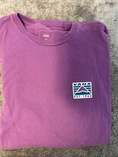 Vans Shirt Men's Large  Hi-Point Purple Long Sleeve Skateboarding Graphic picture