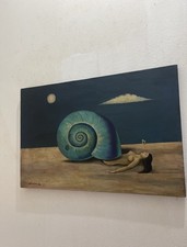 Gertrude Abercrombie oil painting on canvas signed picture