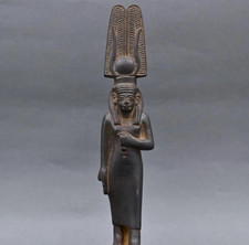 Egyptian Artifacts Rare Authentic Pharaonic Statue Egyptian Goddess Hathor BC picture
