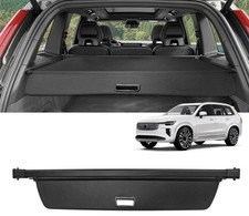 Fits 16-26 Volvo XC90 Retractable Cargo Cover Rear Luggage Security Shade Black picture