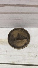 Original Vintage USS Olympia Coin Made From Dewey’s Flagship Propeller picture