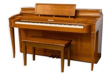 Baldwin Acrosonic Console Upright Piano, c. 1960s Mid-Century Modern picture