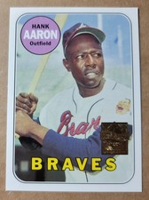 2000 Topps Hank Aaron Reprint #16 - 1969 Topps #100 picture