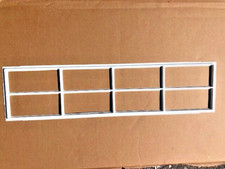 Garage Door Window Insert, Wayne Dalton, Long Panel, Stockton 8 Lite, White picture