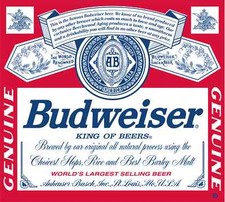 Budweiser Vinyl Sticker Decal 10