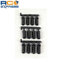 RPM R/C Products 4-40 HD Rod Ends Black: Losi / Associated RPM73372 picture